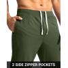 imageG Gradual Mens Golf Joggers Pants with Zipper Pockets Stretch Sweatpants Slim Fit Track Pants Joggers for Men Work RunningOlive