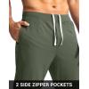 imageG Gradual Mens Golf Joggers Pants with Zipper Pockets Stretch Sweatpants Slim Fit Track Pants Joggers for Men Work RunningSage