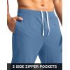 imageG Gradual Mens Golf Joggers Pants with Zipper Pockets Stretch Sweatpants Slim Fit Track Pants Joggers for Men Work RunningSlate Blue