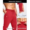 imageG Gradual Mens Joggers Lightweight Athletic Workout Pants with Pockets Stretch Track Running Sweatpants for Men Gym SportsPower Red
