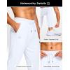 imageG Gradual Mens Joggers Lightweight Athletic Workout Pants with Pockets Stretch Track Running Sweatpants for Men Gym SportsWhite