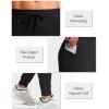 imageG Gradual Mens Joggers Pants with Zipper Pockets Stretch Athletic Sweatpants for Men Workout Jogging RunningBlack