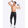 imageG Gradual Mens Joggers Pants with Zipper Pockets Stretch Athletic Sweatpants for Men Workout Jogging RunningBlack Camo
