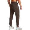imageG Gradual Mens Joggers Pants with Zipper Pockets Stretch Athletic Sweatpants for Men Workout Jogging RunningBrown