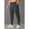 imageG Gradual Mens Joggers Pants with Zipper Pockets Stretch Athletic Sweatpants for Men Workout Jogging RunningDark Grey