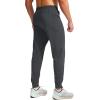 imageG Gradual Mens Joggers Pants with Zipper Pockets Stretch Athletic Sweatpants for Men Workout Jogging RunningDark Grey