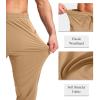 imageG Gradual Mens Joggers Pants with Zipper Pockets Stretch Athletic Sweatpants for Men Workout Jogging RunningDark Khaki