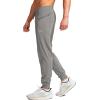 imageG Gradual Mens Joggers Pants with Zipper Pockets Stretch Athletic Sweatpants for Men Workout Jogging RunningLight Grey