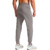 imageG Gradual Mens Joggers Pants with Zipper Pockets Stretch Athletic Sweatpants for Men Workout Jogging RunningLight Grey