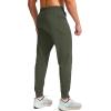 imageG Gradual Mens Joggers Pants with Zipper Pockets Stretch Athletic Sweatpants for Men Workout Jogging RunningOlive Green