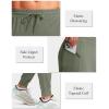 imageG Gradual Mens Joggers Pants with Zipper Pockets Stretch Athletic Sweatpants for Men Workout Jogging RunningSage Grey