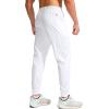 imageG Gradual Mens Joggers Pants with Zipper Pockets Stretch Athletic Sweatpants for Men Workout Jogging RunningWhite
