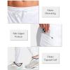 imageG Gradual Mens Joggers Pants with Zipper Pockets Stretch Athletic Sweatpants for Men Workout Jogging RunningWhite