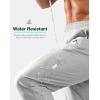 imageG Gradual Mens Joggers with Zipper Pockets Lightweight Athletic Workout Pants Quick Dry Sweatpants for Men Running HikingBright Grey
