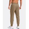 imageG Gradual Mens Joggers with Zipper Pockets Lightweight Athletic Workout Pants Quick Dry Sweatpants for Men Running HikingDark Khaki