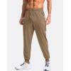 imageG Gradual Mens Joggers with Zipper Pockets Lightweight Athletic Workout Pants Quick Dry Sweatpants for Men Running HikingDark Khaki