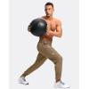 imageG Gradual Mens Joggers with Zipper Pockets Lightweight Athletic Workout Pants Quick Dry Sweatpants for Men Running HikingDark Khaki