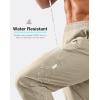 imageG Gradual Mens Joggers with Zipper Pockets Lightweight Athletic Workout Pants Quick Dry Sweatpants for Men Running HikingKhaki