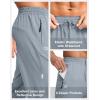 imageG Gradual Mens Joggers with Zipper Pockets Lightweight Athletic Workout Pants Quick Dry Sweatpants for Men Running HikingLight Grey
