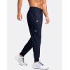 imageG Gradual Mens Joggers with Zipper Pockets Lightweight Athletic Workout Pants Quick Dry Sweatpants for Men Running HikingNavy