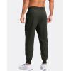 imageG Gradual Mens Joggers with Zipper Pockets Lightweight Athletic Workout Pants Quick Dry Sweatpants for Men Running HikingOlive