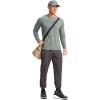 imageG Gradual Mens Joggers with Zipper Pockets Lightweight Athletic Workout Pants Quick Dry Sweatpants for Men Running HikingPurple Grey