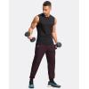 imageG Gradual Mens Joggers with Zipper Pockets Lightweight Athletic Workout Pants Quick Dry Sweatpants for Men Running HikingWine