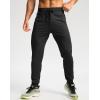 imageG Gradual Mens Joggers with Zipper Pockets Stretch Tapered Sweatpants Athletic Pants for Men Workout Running GymBlack