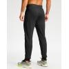 imageG Gradual Mens Joggers with Zipper Pockets Stretch Tapered Sweatpants Athletic Pants for Men Workout Running GymBlack