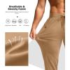 imageG Gradual Mens Joggers with Zipper Pockets Stretch Tapered Sweatpants Athletic Pants for Men Workout Running GymDark Khaki