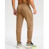 imageG Gradual Mens Joggers with Zipper Pockets Stretch Tapered Sweatpants Athletic Pants for Men Workout Running GymDark Khaki