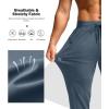 imageG Gradual Mens Joggers with Zipper Pockets Stretch Tapered Sweatpants Athletic Pants for Men Workout Running GymDusty Blue