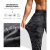 imageG Gradual Mens Joggers with Zipper Pockets Stretch Tapered Sweatpants Athletic Pants for Men Workout Running GymGrey Camo