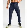 imageG Gradual Mens Joggers with Zipper Pockets Stretch Tapered Sweatpants Athletic Pants for Men Workout Running GymNavy