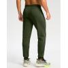 imageG Gradual Mens Joggers with Zipper Pockets Stretch Tapered Sweatpants Athletic Pants for Men Workout Running GymOlive