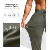 imageG Gradual Mens Joggers with Zipper Pockets Stretch Tapered Sweatpants Athletic Pants for Men Workout Running GymSage Green