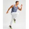 imageG Gradual Mens Joggers with Zipper Pockets Stretch Tapered Sweatpants Athletic Pants for Men Workout Running GymWhite