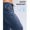 imageG Gradual Mens Lightweight Pants with 3 Zipper Pockets Athletic Workout Sweatpants Quick Dry Running Hiking Pants for MenBlue