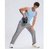 imageG Gradual Mens Lightweight Pants with 3 Zipper Pockets Athletic Workout Sweatpants Quick Dry Running Hiking Pants for MenCloudy Grey