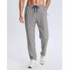 imageG Gradual Mens Lightweight Pants with 3 Zipper Pockets Athletic Workout Sweatpants Quick Dry Running Hiking Pants for MenCloudy Grey
