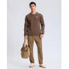 imageG Gradual Mens Lightweight Pants with 3 Zipper Pockets Athletic Workout Sweatpants Quick Dry Running Hiking Pants for MenDark Khaki