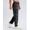 imageG Gradual Mens Lightweight Pants with 3 Zipper Pockets Athletic Workout Sweatpants Quick Dry Running Hiking Pants for MenGrey Camo