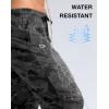 imageG Gradual Mens Lightweight Pants with 3 Zipper Pockets Athletic Workout Sweatpants Quick Dry Running Hiking Pants for MenGrey Camo