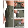 imageG Gradual Mens Lightweight Pants with 3 Zipper Pockets Athletic Workout Sweatpants Quick Dry Running Hiking Pants for MenGrey Sage