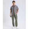 imageG Gradual Mens Lightweight Pants with 3 Zipper Pockets Athletic Workout Sweatpants Quick Dry Running Hiking Pants for MenGrey Sage