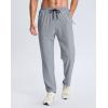 imageG Gradual Mens Lightweight Pants with 3 Zipper Pockets Athletic Workout Sweatpants Quick Dry Running Hiking Pants for MenLight Grey