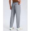 imageG Gradual Mens Lightweight Pants with 3 Zipper Pockets Athletic Workout Sweatpants Quick Dry Running Hiking Pants for MenLight Grey