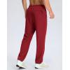 imageG Gradual Mens Lightweight Pants with 3 Zipper Pockets Athletic Workout Sweatpants Quick Dry Running Hiking Pants for MenRed