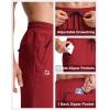imageG Gradual Mens Lightweight Pants with 3 Zipper Pockets Athletic Workout Sweatpants Quick Dry Running Hiking Pants for MenRed