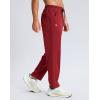 imageG Gradual Mens Lightweight Pants with 3 Zipper Pockets Athletic Workout Sweatpants Quick Dry Running Hiking Pants for MenRed
